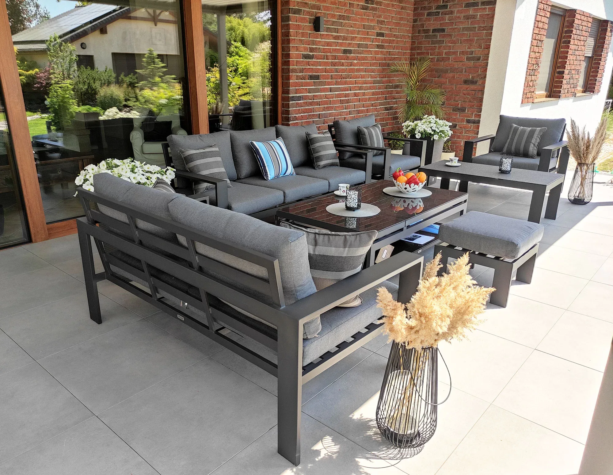 RAGNAR PREMIUM — stolik kawowy z kamiennym blatem