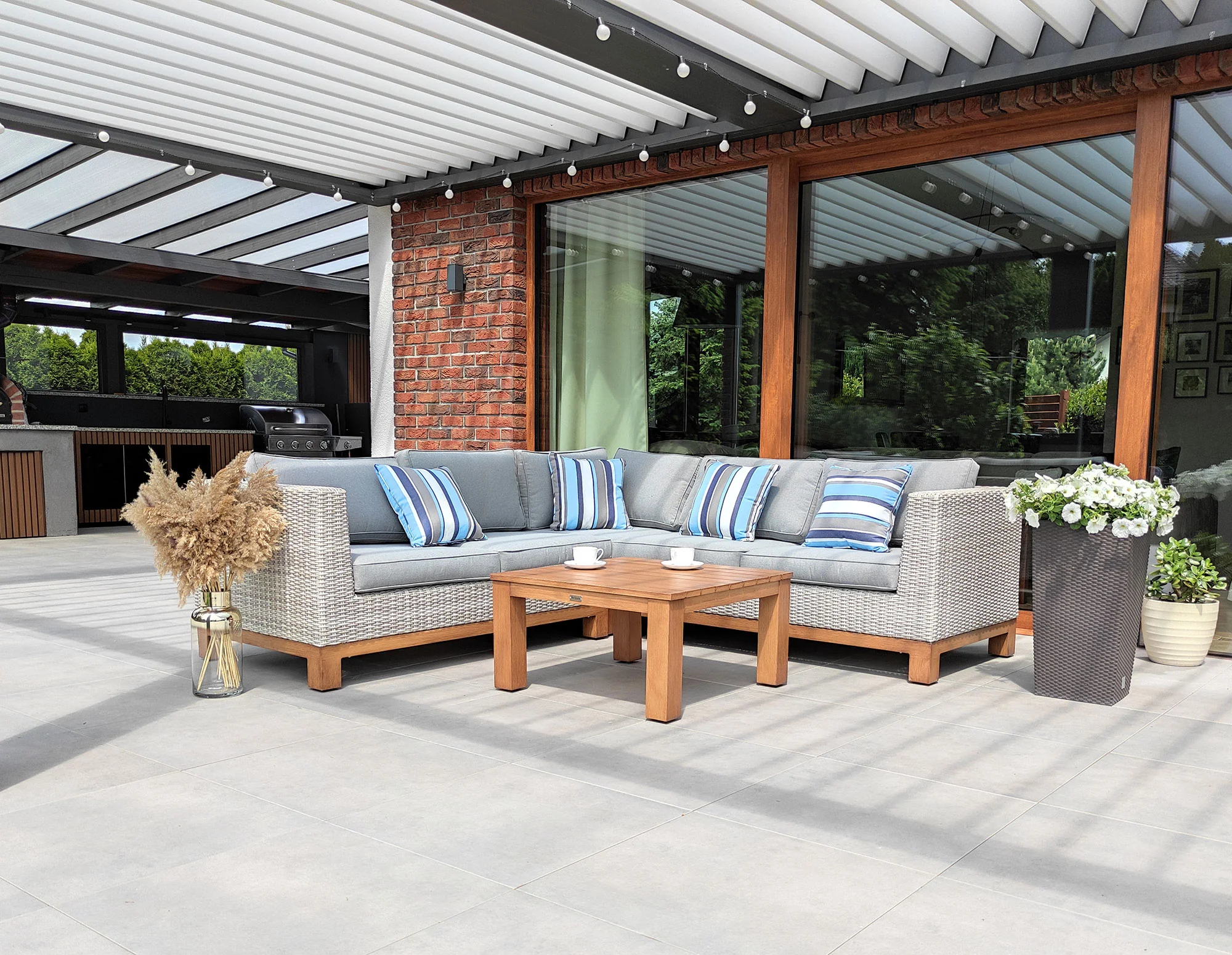 ANCONA MINI — sofa modułowa z poduszkami