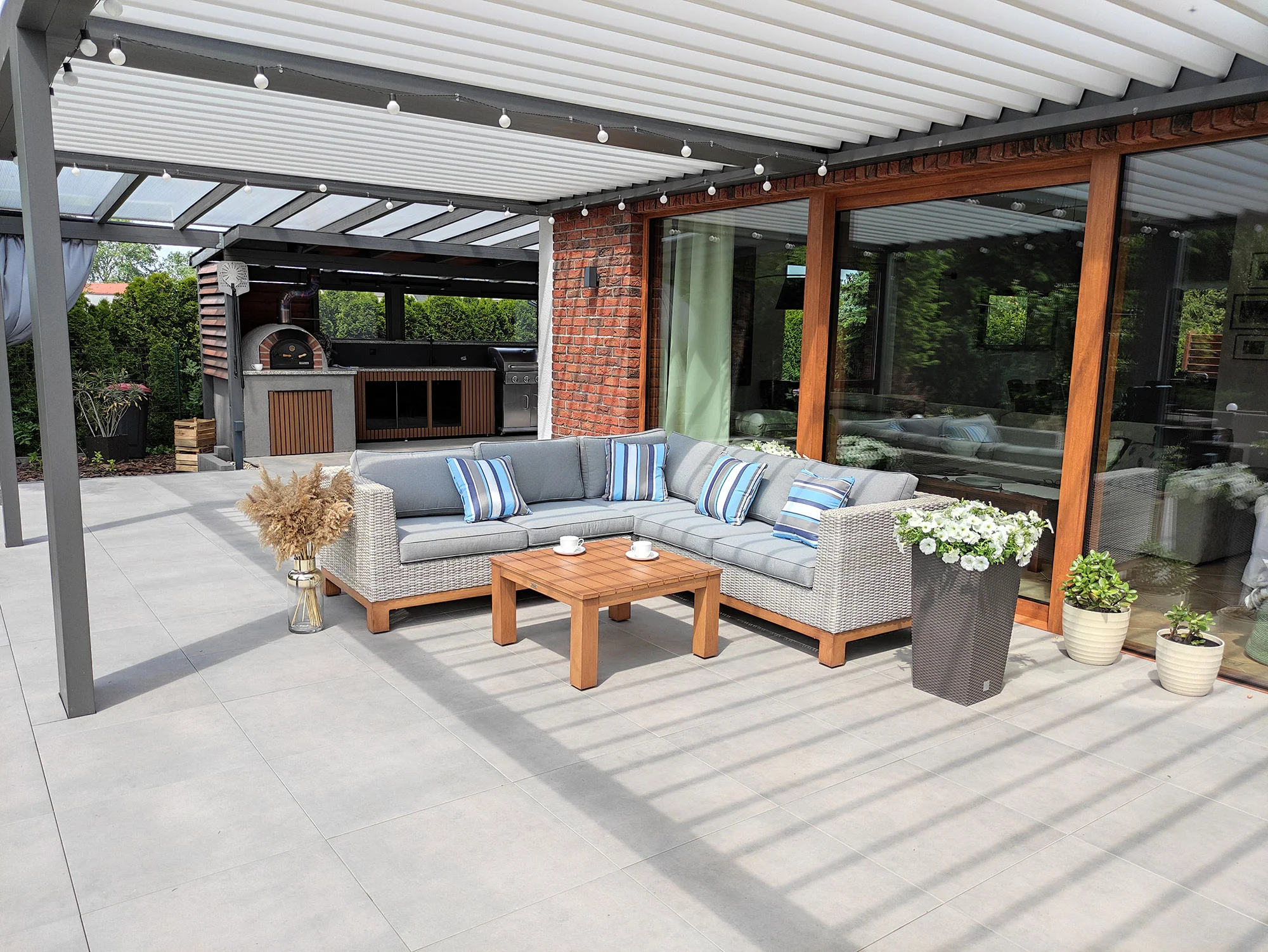 ANCONA MINI — stolik kawowy ze szklanym blatem