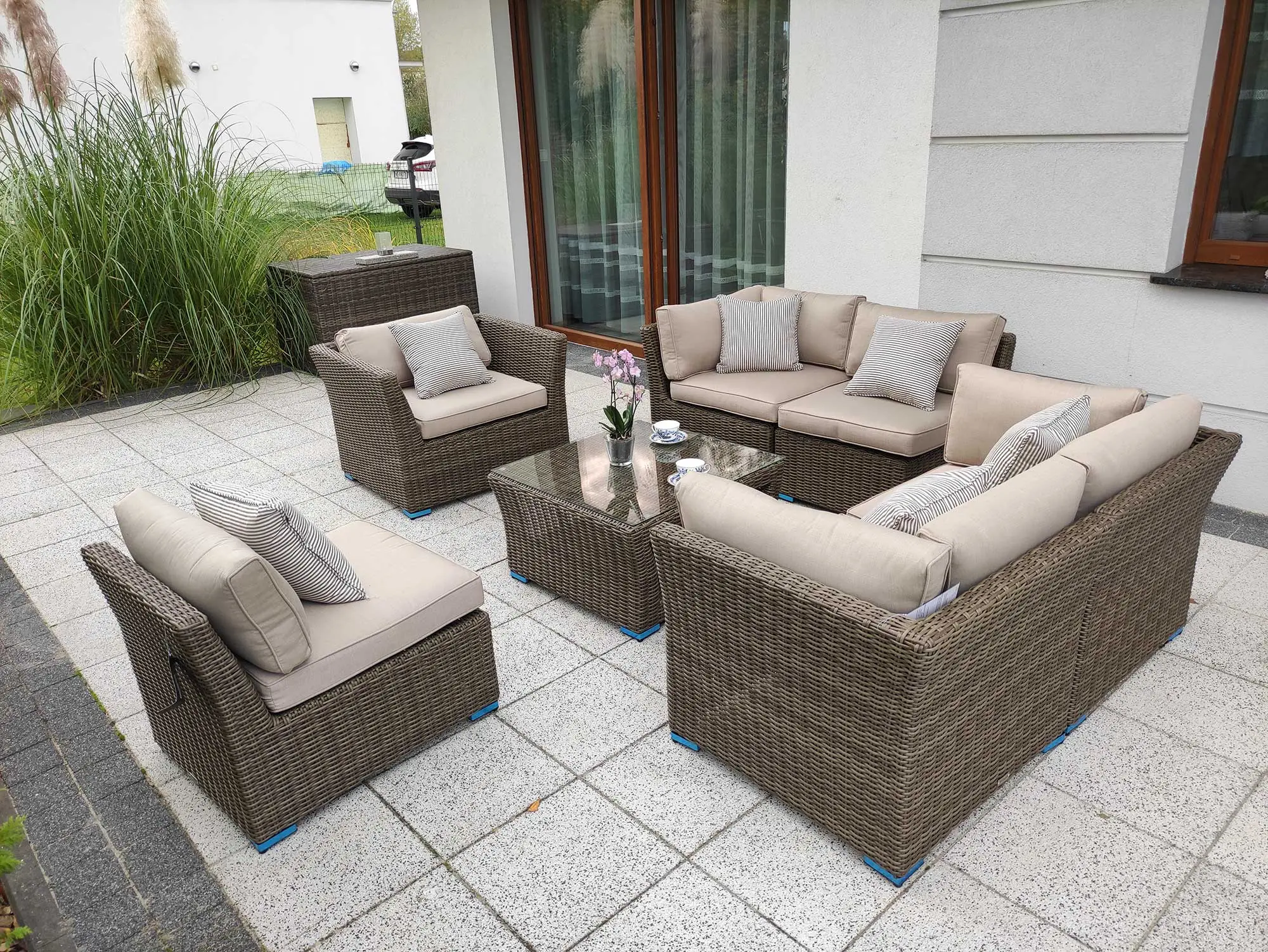 KRETA BIG brązowy mat — konfiguracja zestawu modułowego