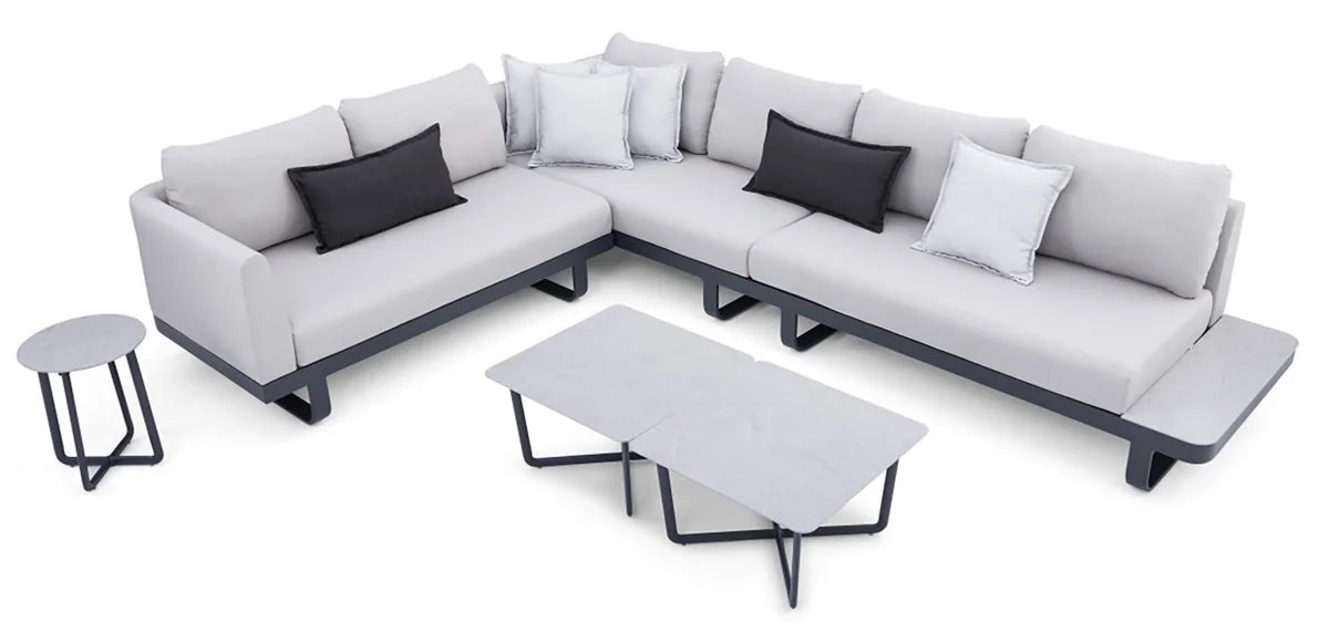 Narożnik MILETO BIG — zdjęcie katalogowe, widok izometryczny