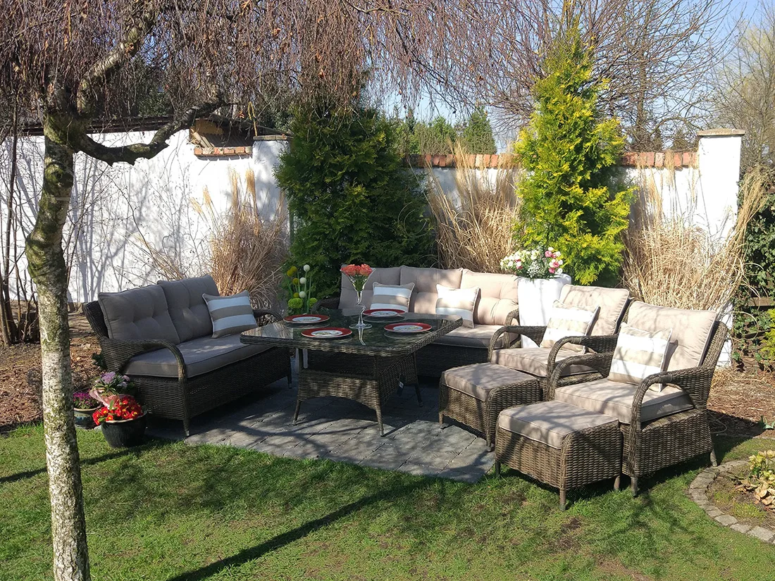 NEPTUN BIG brązowy mat — meble tarasowe Bel Giardino