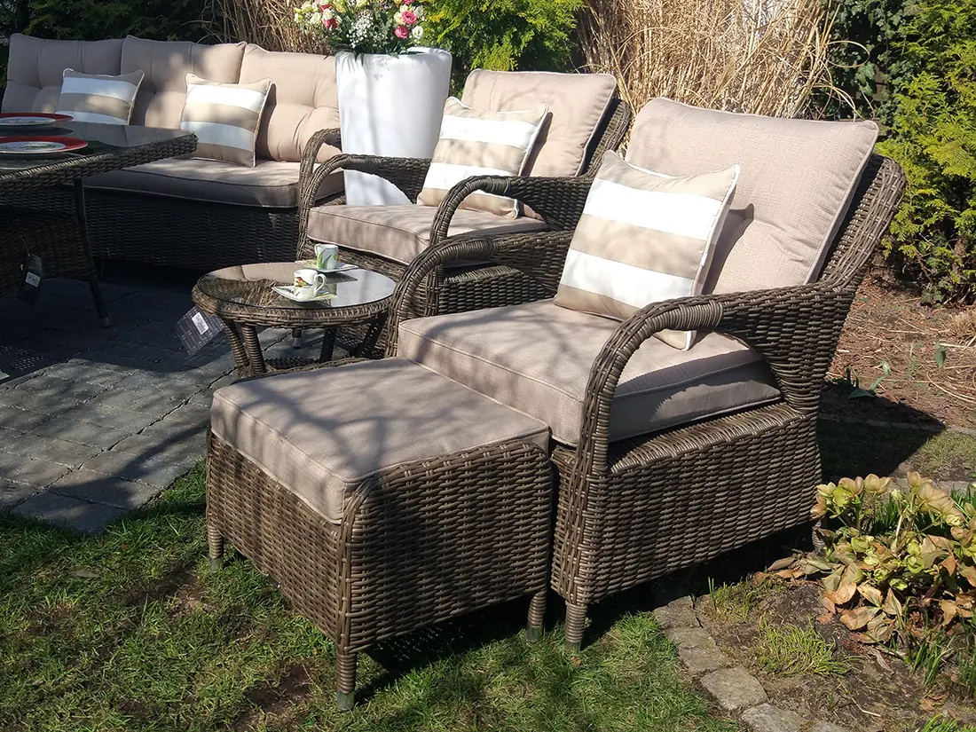 POSEJDON brąz mat — możliwość rozbudowy o podnóżki i stoliki