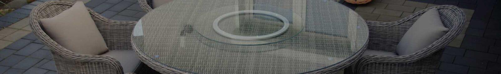 Okrągły stół ogrodowy technorattan - sklep internetowy