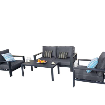 Meble ogrodowe aluminiowe - mały zestaw kawowy RAGNAR MINI