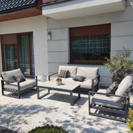 Meble tarasowe aluminiowe GOTLANDIA marki Bel Giardino | oficjalny dystrybutor - sklep internetowy ogrodowy.expert