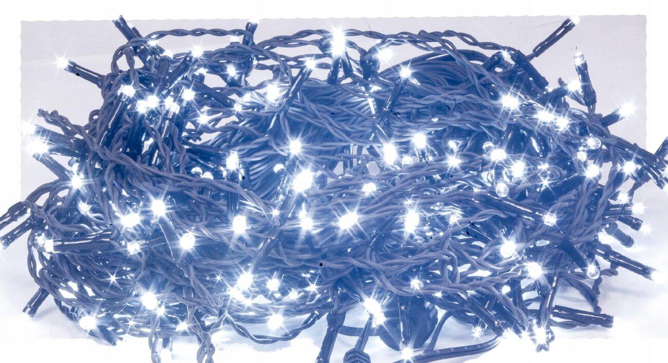 Gęste Sople LED Zewnętrzne białe zimne + Flash Lampki Choinkowe LED Gęste Sople LED Zewnętrzne białe zimne + Flash Lampki Choinkowe LED