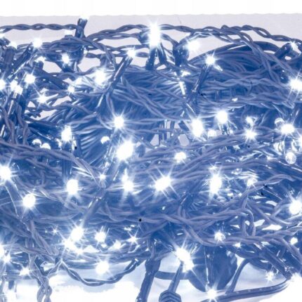 Systemowe Lampki Choinkowe i Sople Led: kolor zimny biały