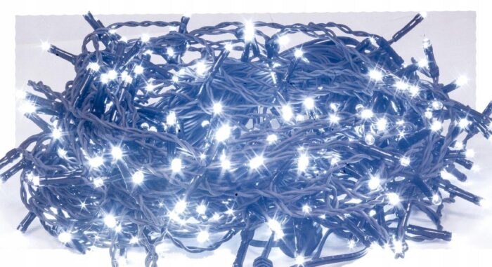 Systemowe Lampki Choinkowe i Sople Led: kolor zimny biały