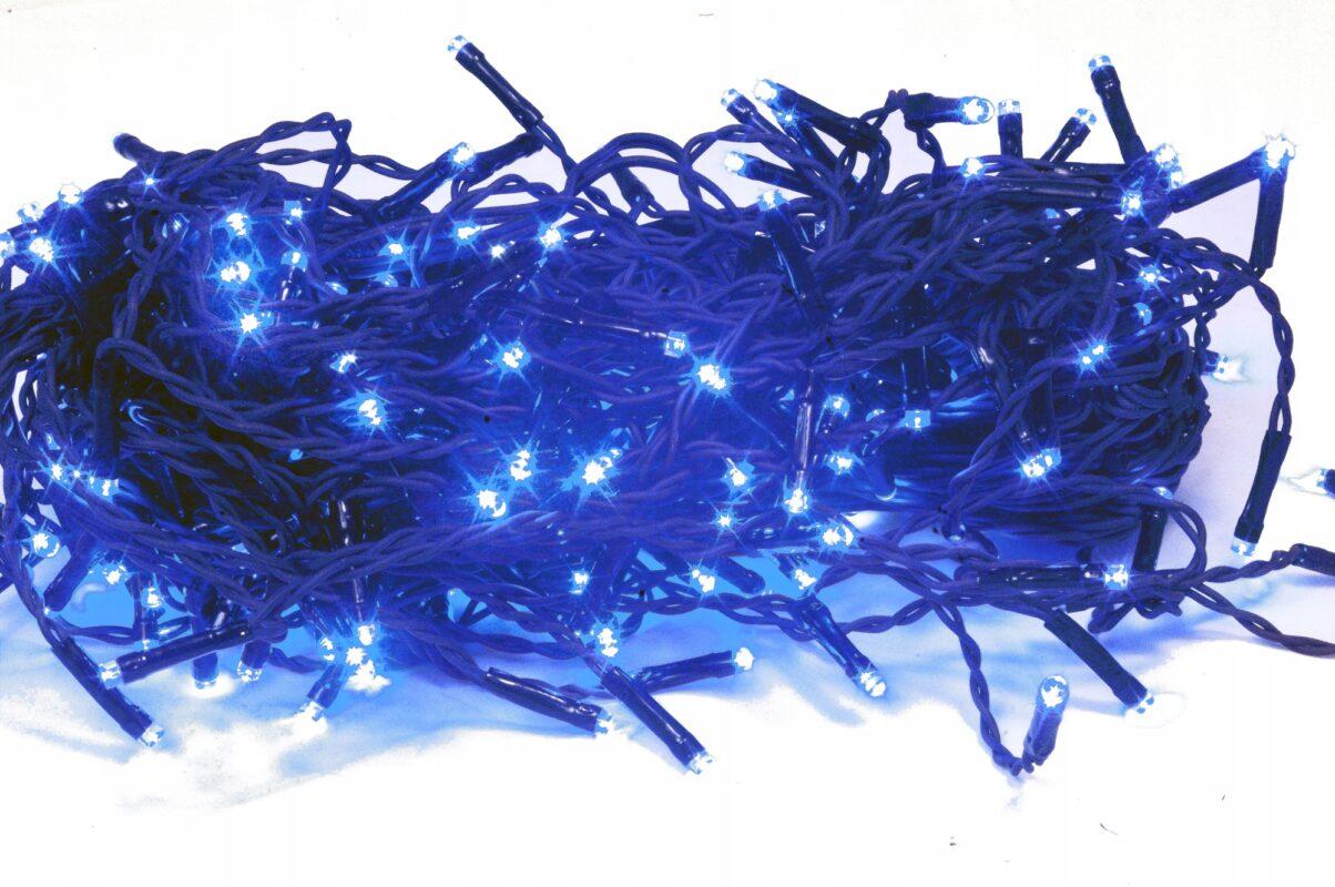 Systemowe Lampki Choinkowe i Sople Led: kolor niebieski